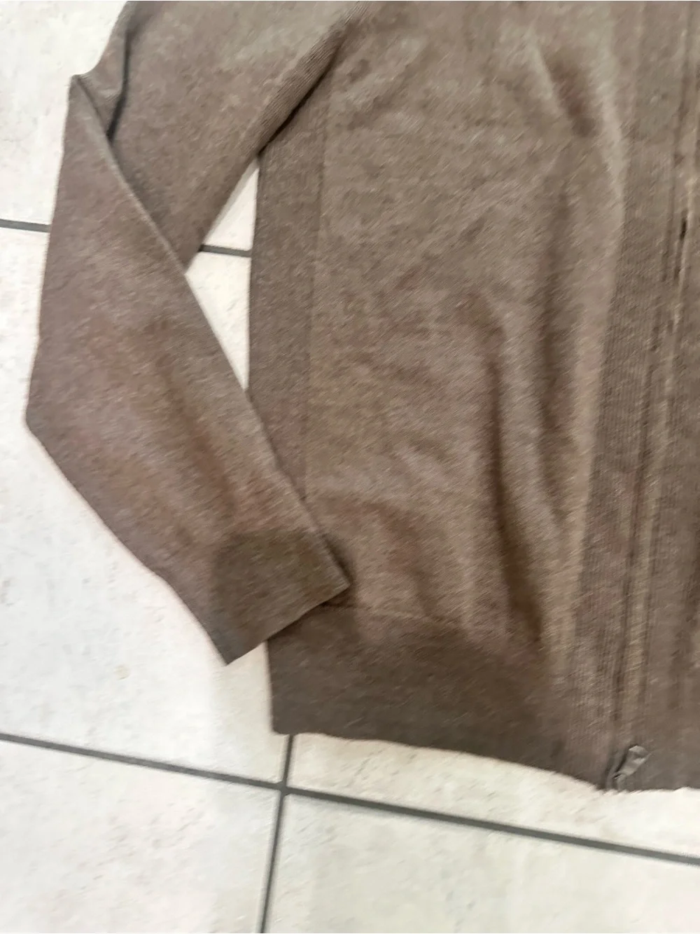 Banana Republic Extra Fine Merino Men's Full-Zip Mock Neck Sweater Jacket L